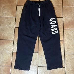 Lifeguard Navy Printed Fleece Sweatpants
